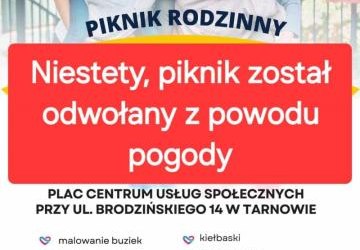 Piknik Rodzinny odwołany