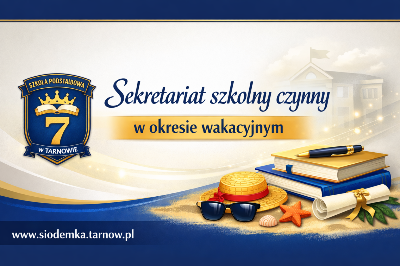 Godziny pracy sekretariatu szkolnego