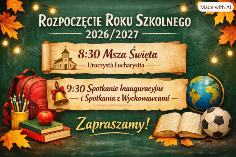 Rozpoczęcie roku szkolnego 2026/2027